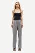 Samsøe Samsøe hoys straight pant steeple gray